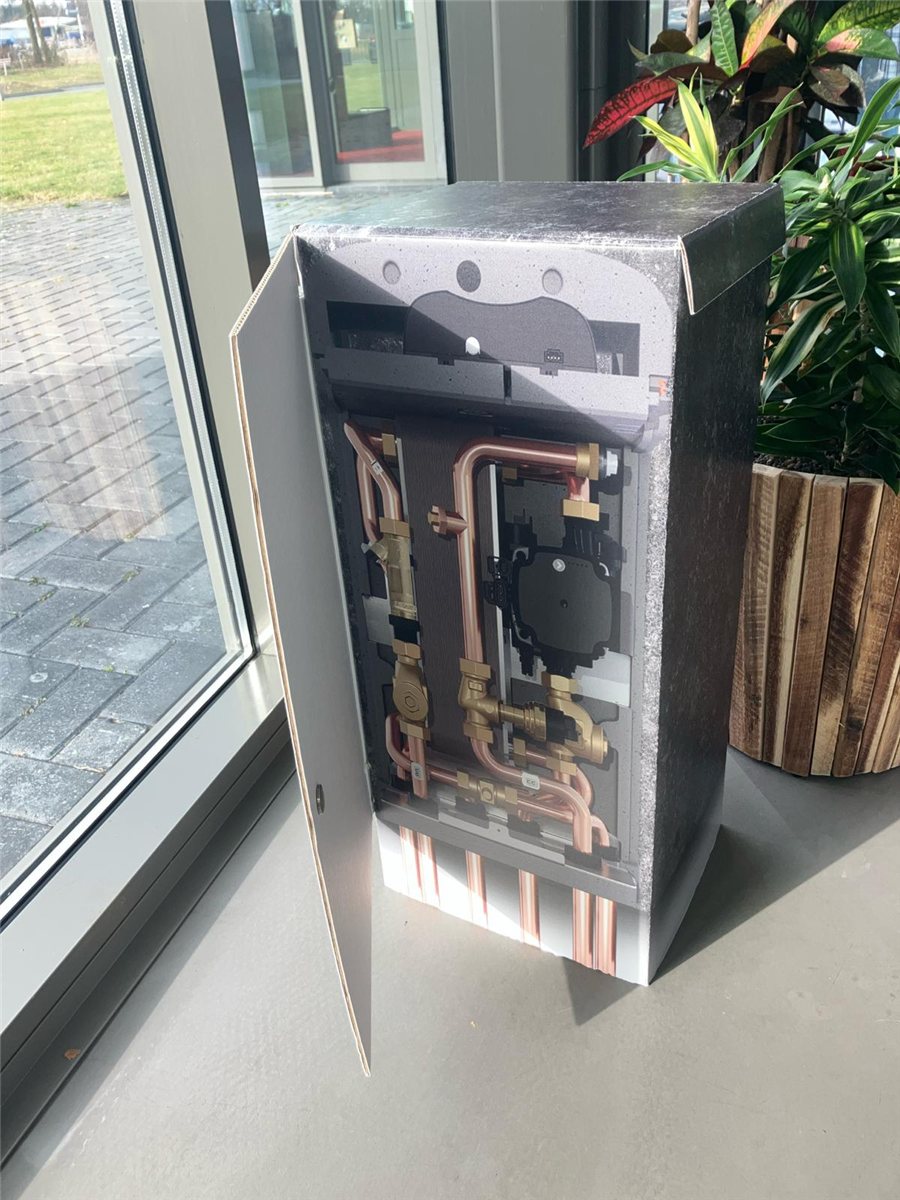 Afleverset voor een warmtenet